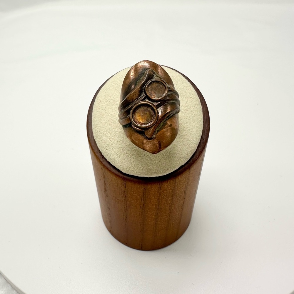 Vintage Real Copper Adjustable Ring